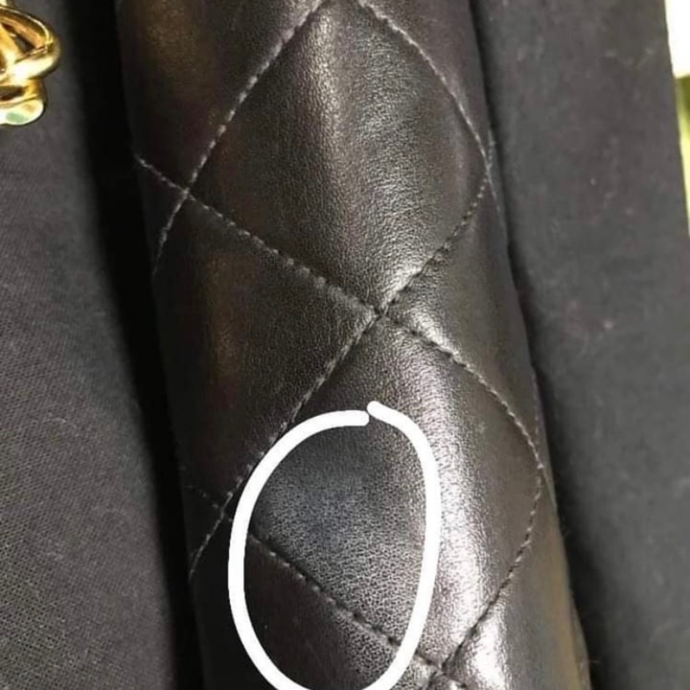 Chanel jumbo vintage flap lambskin bag - Picture 13 of 15